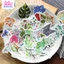 Sticker vintage dán trang trí hoa lá mùa thu đầy màu sắc HD238-K63 sáng tạo sổ tay album nhật ký Bullet Journal