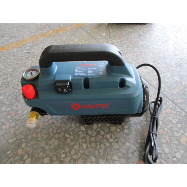 Máy phun xịt rửa xe áp lực cao có chỉnh áp DAVITEC DV2600, công suất 2600W, motor cảm ứng từ dây đồng 100%