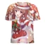 GN Áo Thun Giáng Sinh Tay Ngắn Anime Unisex Áo Ông Già Noel Hoạt Hình Đồ Họa Thường Ngày Xmas Tee Áo Sơ Mi Plus Kích Thước NG