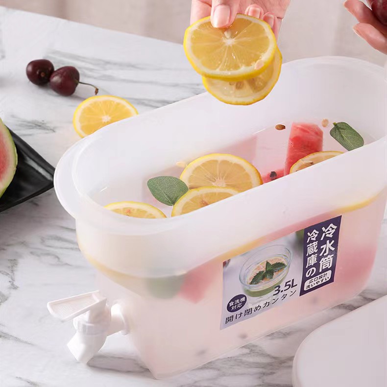 Bình Nước 3.5L 6785 Việt Nhật, Bình đựng nước trà, nước trái cây để trong tủ lạnh tiện lợi