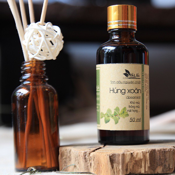Tinh dầu húng xoăn - Tinh dầu Hà Na - Mùi thơm đồng quê, nhẹ nhàng - khử mùi, khử khuẩn hiệu quả