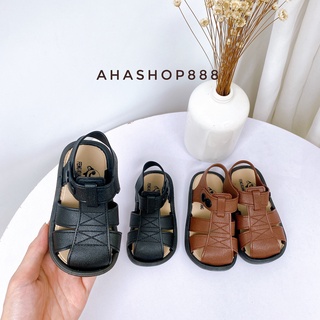 Form nhỏ Dép sandal quai hậu quai cài cúc cho bé trai bé K089