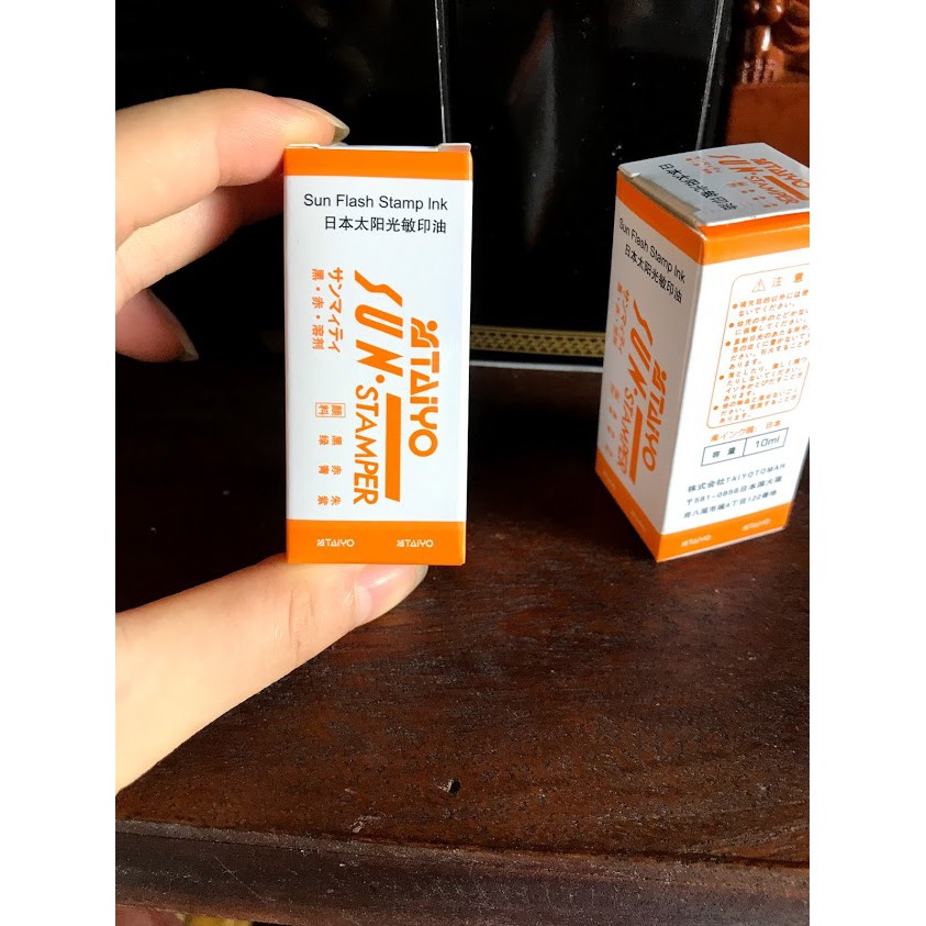 MỰC THẨM THẤU MỰC DẤU FLASH ( CÓ MÀU ĐEN - ĐỎ - XANH ) DẤU THẨM THẤU TAIYO - MỰC DẤU CẢM QUANG miễn phí vận chuyển