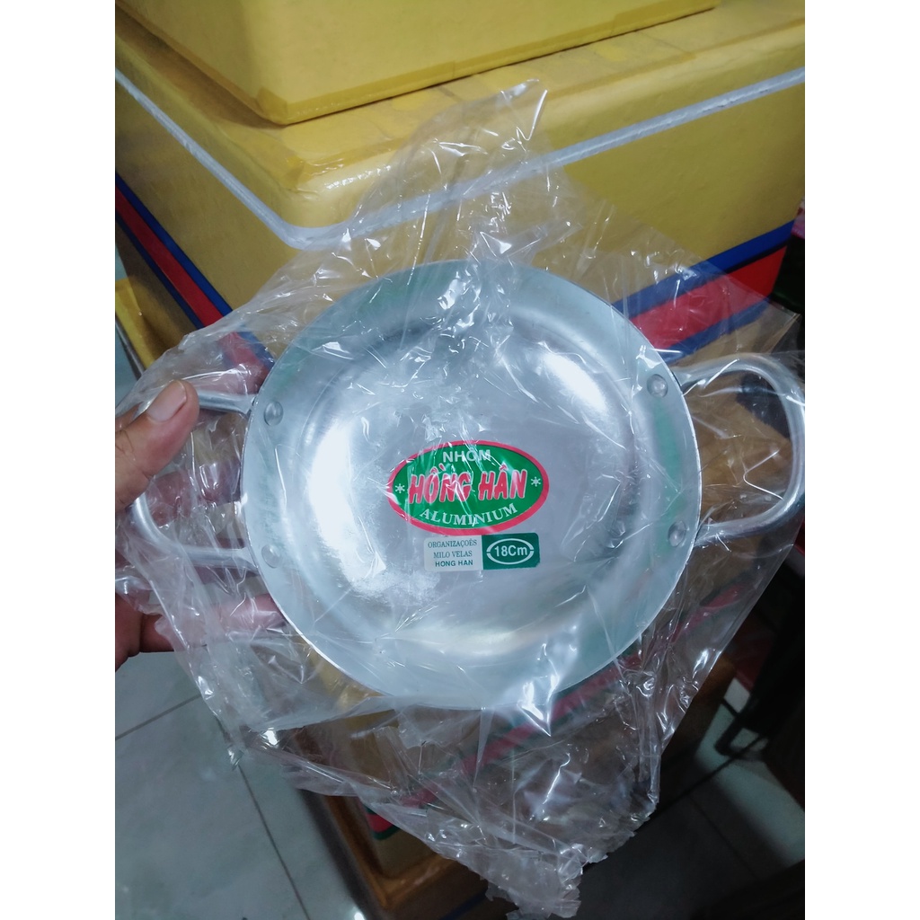 Chảo nhôm 2 quai đủ size cao cấp/Chiên chảo 2 quai bằng nhôm cho gia đình nhỏ thêm tiện lợi