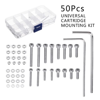 50pcs M2.5 Universal Turntable Headshell Cartridge Mounting Kit