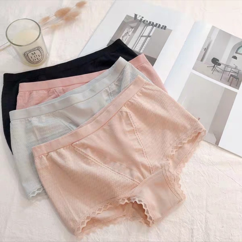 (XẢ LỖ )Hộp 5 quần lót nữ cotton co giãn chất mềm