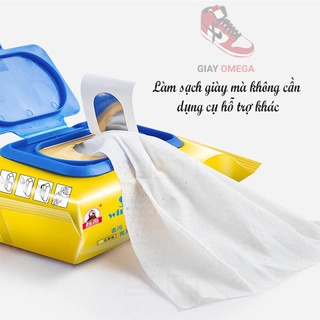 Khăn lau vệ sinh Giày Siêu Tiện Lợi Sneker Wipes (12 khăn)