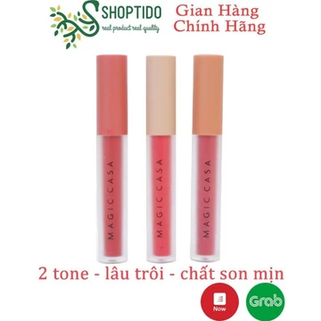 Set Son Kem Lì Magic Casa Love Lip Glaze Nội Địa Trung có 2 tone NPP Shoptido ྇