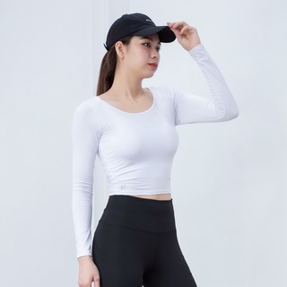 Áo thể thao Gladimax Croptop Dài Tay hỗ trợ tập luyện yoga, gym,... hiệu quả