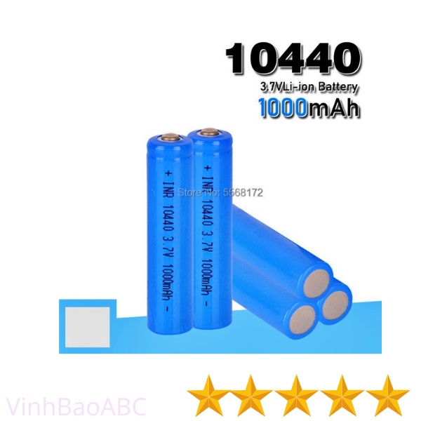 Pin Sạc 10440 Lithium ion 3.7V | Shopee Việt Nam