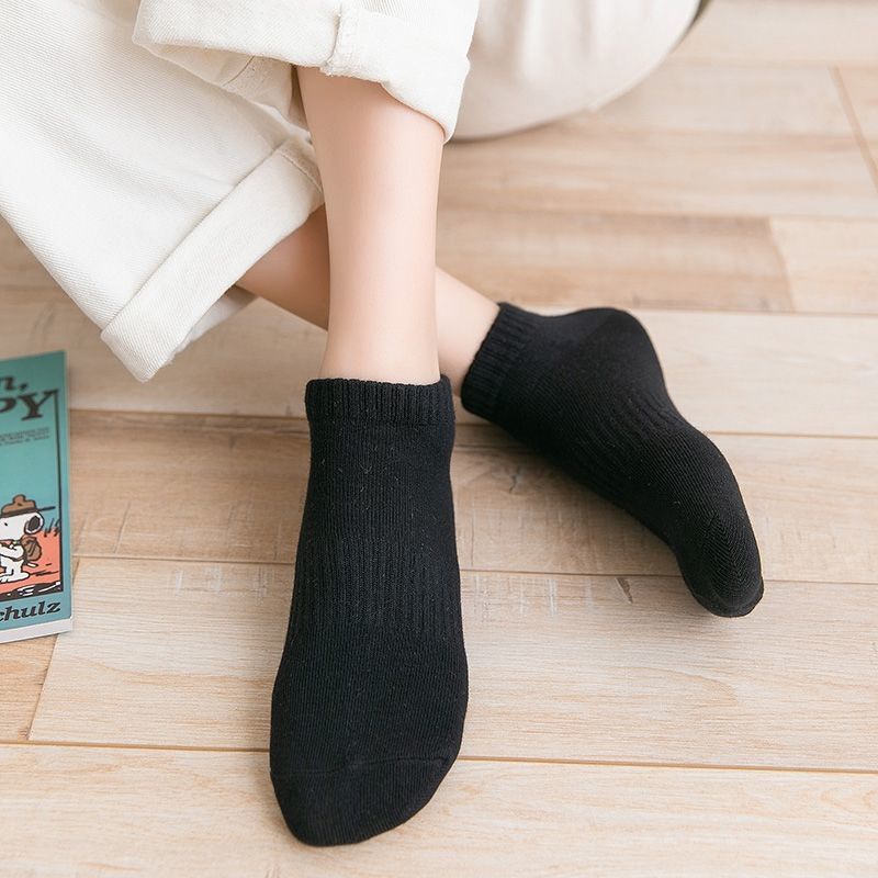 Tất vớ nam nữ chất liệu vải Cotton co giãn bốn chiều, phong cách đơn giản chống hôi chân - Ekiu Shop