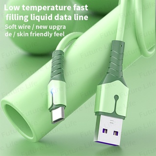 Dây Cáp Sạc Nhanh 5A Bằng Silicon Lỏng Cổng Micro USB Loại C (0.25m/1m/2m) Chuyên Dụng