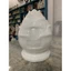 Hũ Đựng Tro Cốt Hình Hoa Sen Đá Cẩm Thạch Trắng - cao 25cm