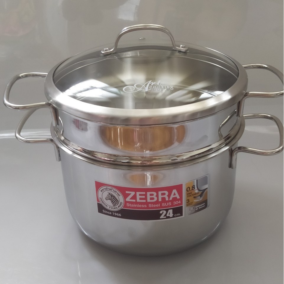 Xửng Hấp Inox Extreme Infinity 3 Đáy 6,2 Lít Nắp KÍnh 24 CM | Shopee ...