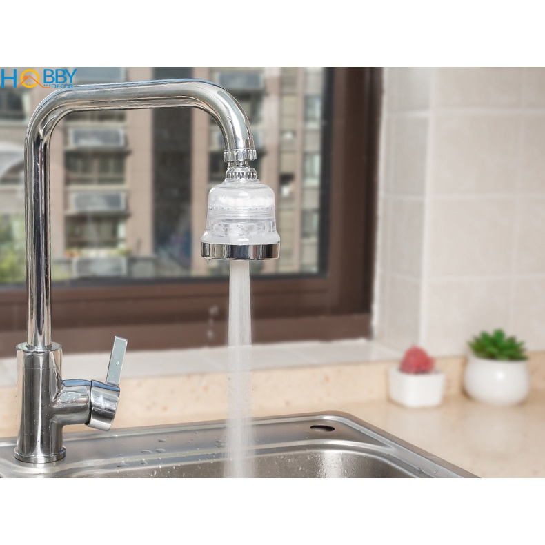 Đầu nối tăng áp vòi rửa chén có lọc nước Hobby home decor VSTA3