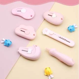 Dao rọc giấy mini cầm tay hình hoạt hình dễ thương sáng tạo