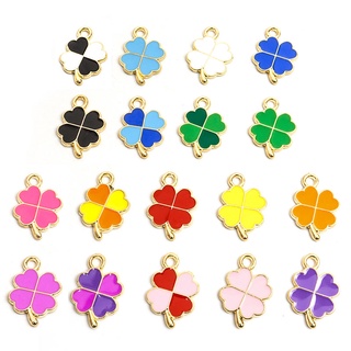 Set 4 Mặt Trang Sức Hình Cỏ Bốn Lá