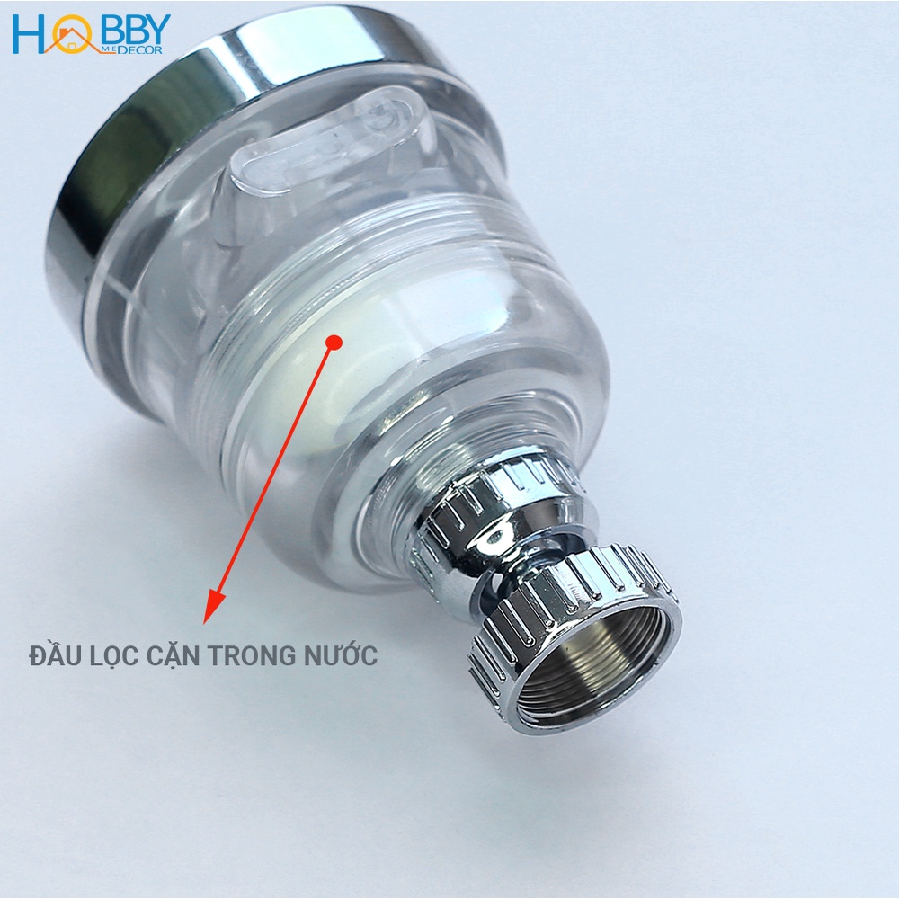 Đầu nối tăng áp vòi rửa chén có lọc nước Hobby home decor VSTA3