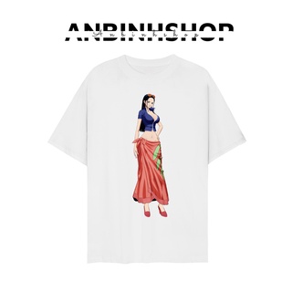 [ONE PIECE] Áo thun unisex - Áo phông nam nữ in hình Nico Robin siêu đẹp chất vải mềm mịn mát