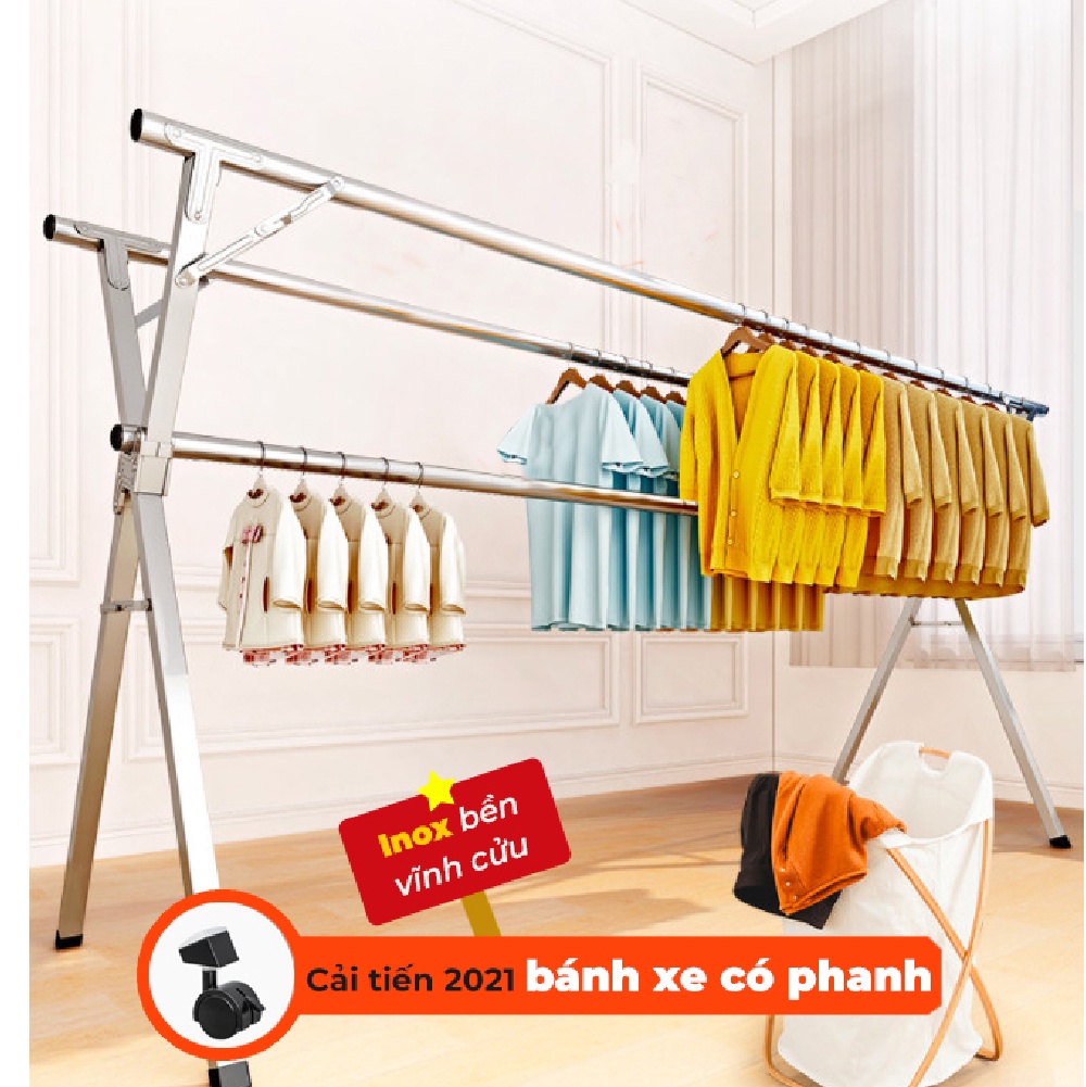 Giàn phơi AVOHOME tặng kèm móc