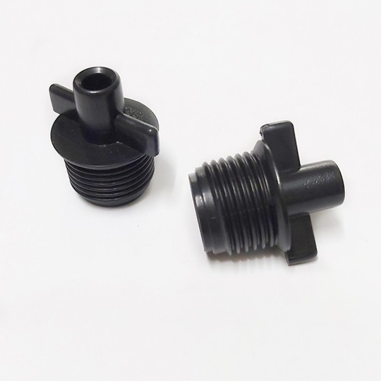 10 Ren Nối Chuyển Nhanh Ống Nhựa Ren ngoài 21 Ra Ống 6mm - Hệ Thống Tưới Tự Động