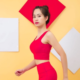 Áo Bra dây lưng DL thun co dãn 4 chiều mềm nhẹ đồ tập gym, yoga - Chính hãng Gladimax
