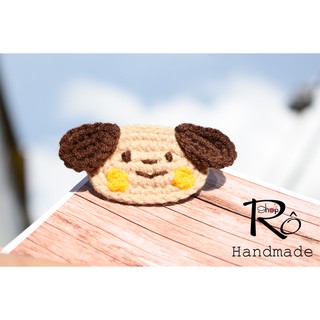 Dây cột tóc chú chó thông minh dễ thương cho nữ và bé gái 4cm |Đồ buộc tóc đáng yêu|Shop Rô Handmade