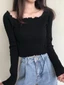 Áo len croptop