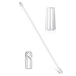 Set Thanh Kéo Rèm Cửa Trong Suốt Kèm Đầu Thay Thế Tiện Dụng