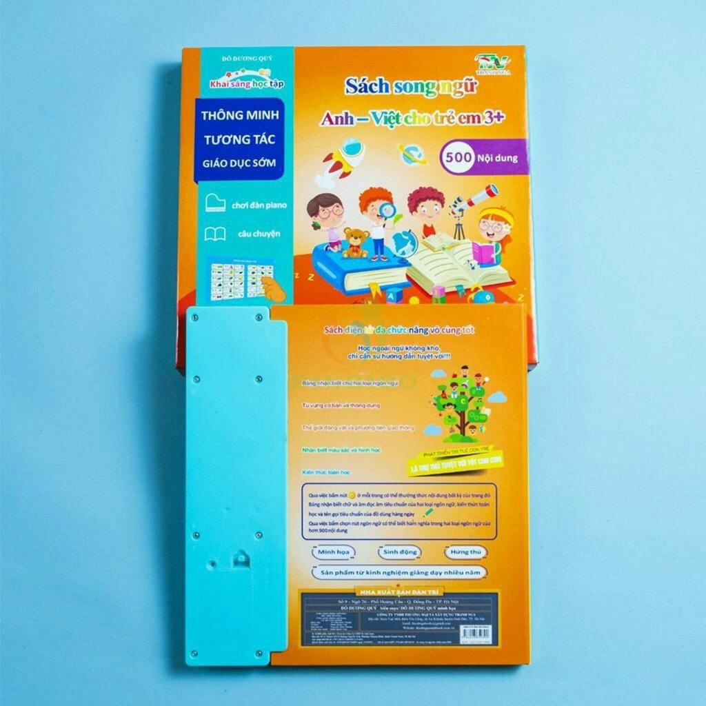 Sách nói điện tử song ngữ Anh Việt nhiều chủ đề giúp bé phát triển trí tuệ toàn diện