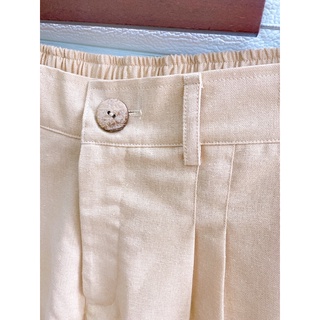Set bộ Linen Áo cổ tròn nút gài  và short Hàng Thiết kế cao cấp nhà June