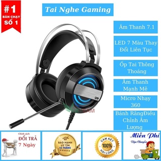 Aula q9 rgb online gaming headset with mic