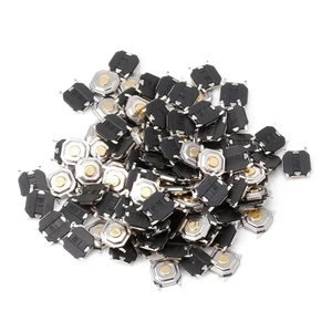 100 Công tắc dạng ấn smd 4 pin kháng nước chuyển đổi tạm thời