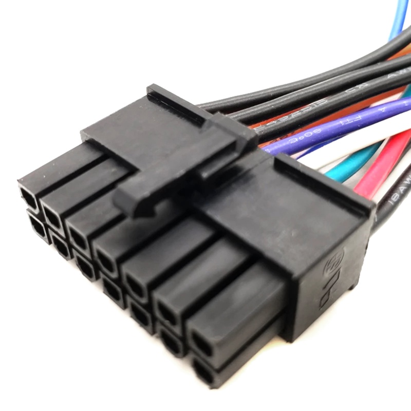 Cáp ATX Pealike 24P đến 14P Dây Nguồn Điện 24-pin đến 14-pin cho IBM