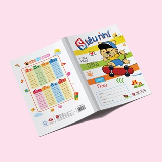 TUANVIET BOOKS Vở Ô ly Siêu nhí - Cao cấp 6 sao (10 quyển/lốc 48 trang - Giao mẫu ngẫu nhiên)