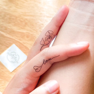 [Line Art Collection] Set 20 Hình Xăm Dán Tạm Thời Chống Nước Dính Dính