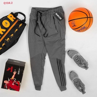 Quần jogger nỉ [Giá Sập Sàn] Quần Dài Thể Thao Nam Nữ Chạy Viền Xương Cá Q104 mới nhất 2025 L1