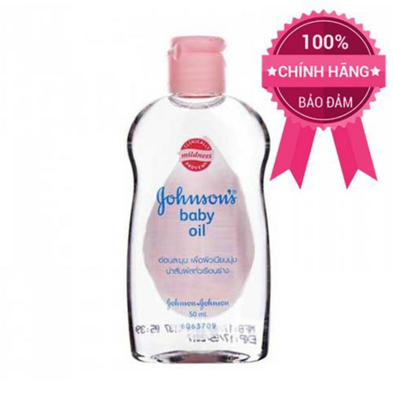 Dầu massage và dưỡng ẩm Johnson's baby Oil 50ml 200ml