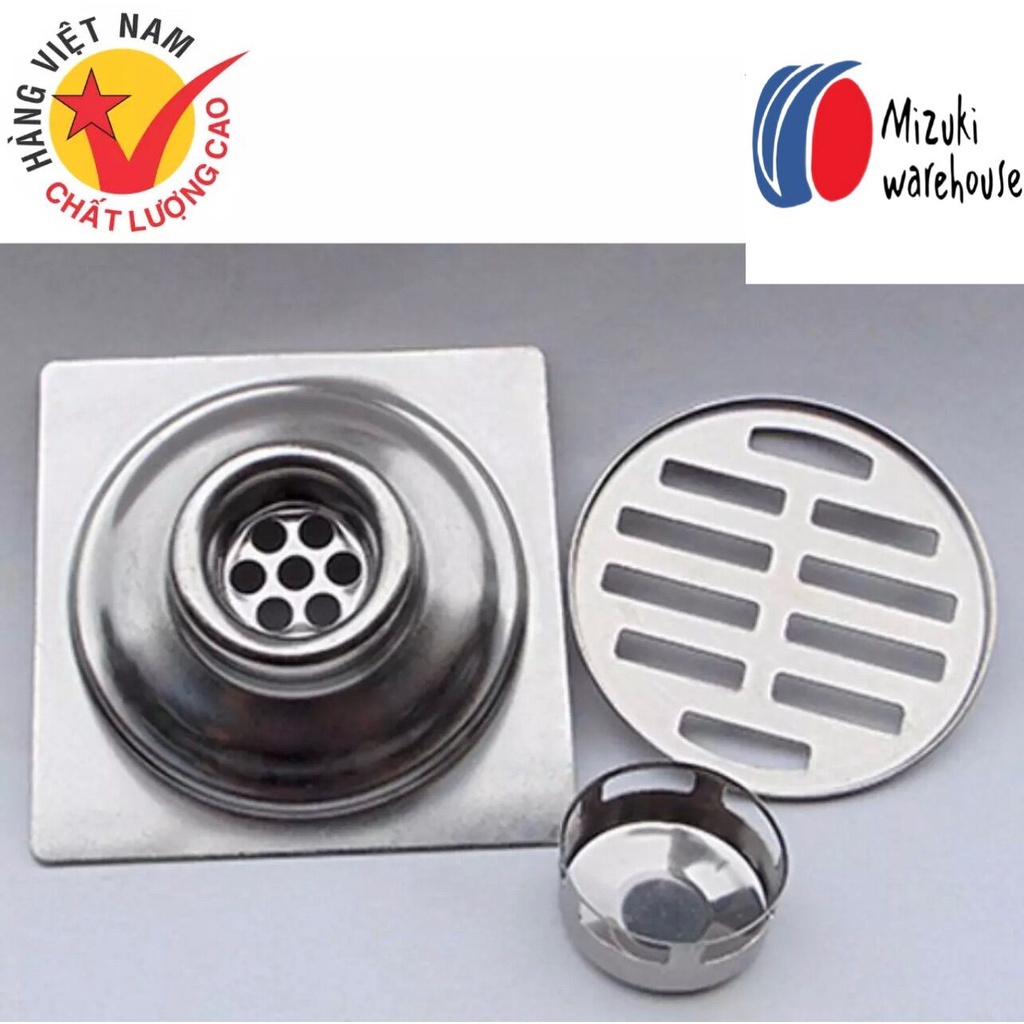 Lọc rác chống hôi cao cấp Inox 304, kích cớ 15cmx 15cm( phễu thoát phi ...