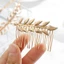 JVSUB Cô Dâu Đầu Lược Tóc Vintage Phù Dâu Trang Sức Cưới Tóc Vương Miện