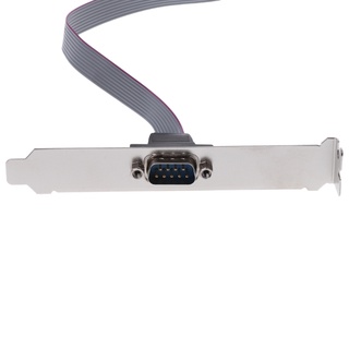 Clip DB9 RS232 COM Conncetor Cáp Máy Tính 9Pin Cổng Nối Tiếp Khung Xe Mở Rộng Vách Ngăn