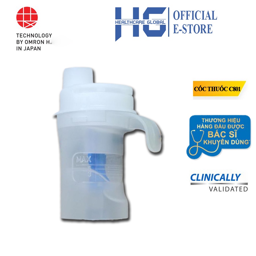Ảnh Cốc Đựng Thuốc Dành Cho Máy Xông Khí Dung Omron | C801, C801KD, C803, C28, C29, C101, C900 - Hàng Chính Hãng 2