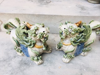 Cặp Tỳ Hưu Gốm Sứ Phong Thủy Tài lộc
