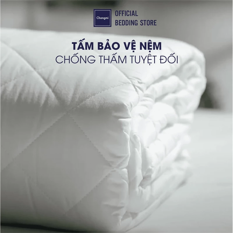Tấm bảo vệ nệm Changmi Bedding chống thấm tuyệt đối làm tăng tuổi thọ nệm - Đủ size — ảnh 1