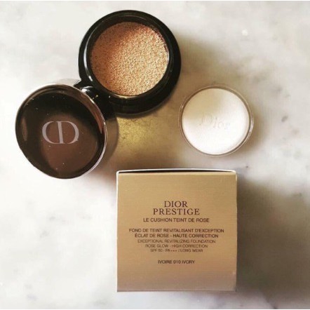 Phấn Nước Dior Prestige Le Cushion Teint de Rose 010 Ivory Phấn Nước Dior Prestige Le Cushion Teint de Rose 010 Ivory
