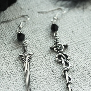 Hoa Tai Dáng Dài Hình Thanh Kiếm Phong Cách Gothic Cá Tính