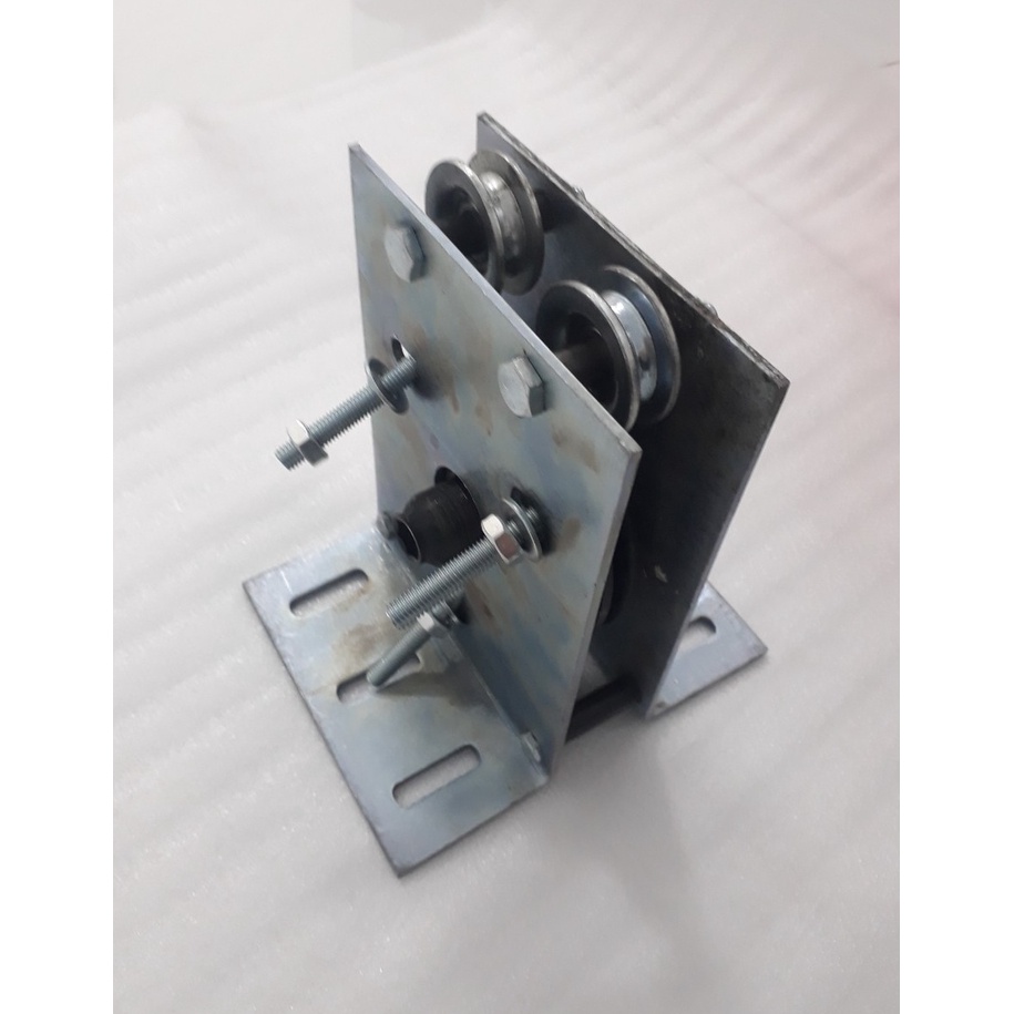 Phụ kiện Puly motor bạt xếp (cụm puly 3 chân), cốt lục giác dùng cho Motor 300-600kg