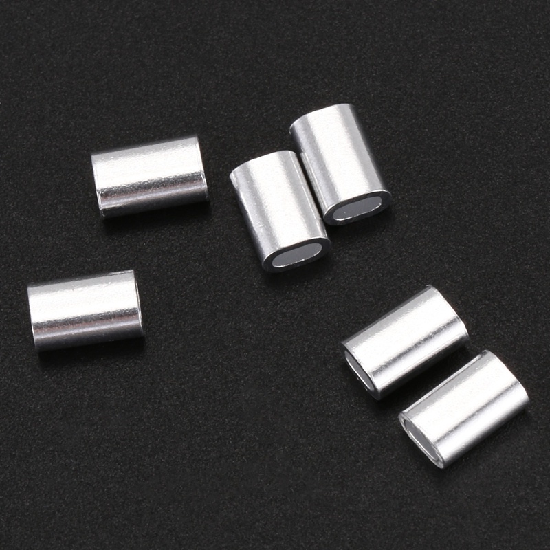 Dây M1.5 Dây Nhôm ferrule Dây Buộc Dây Uốn Dây chuck Áo Khoác Nhôm 200 Miếng
