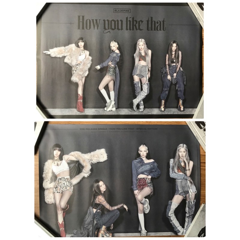 [POSTER] BLACKPINK album How You Like That 2 mặt chính hãng | Shopee ...