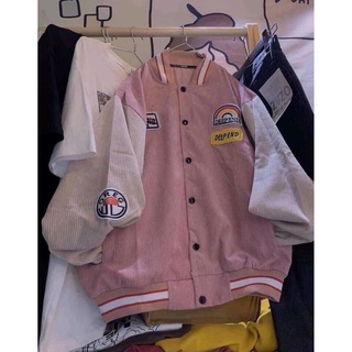 Áo Bomber/ Áo khoác nhung tăm Cầu Vồng DepEnd